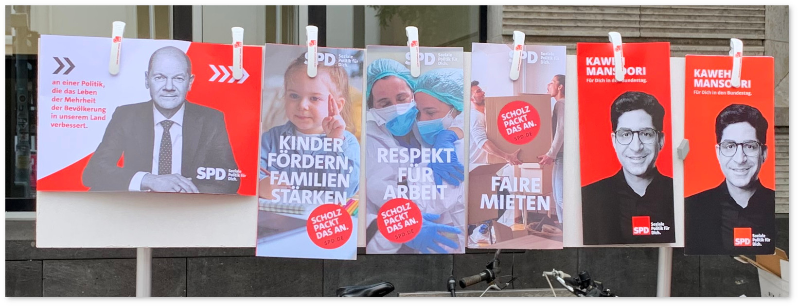Wahlflyer Bundestagswahl